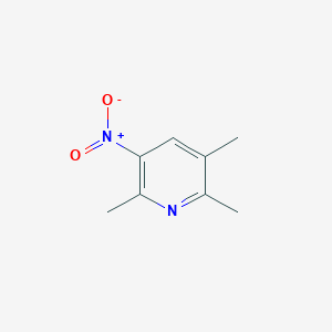 molecular formula C8H10N2O2 B1656213 Pyridine, 2,3,6-trimethyl-5-nitro- CAS No. 51551-20-3