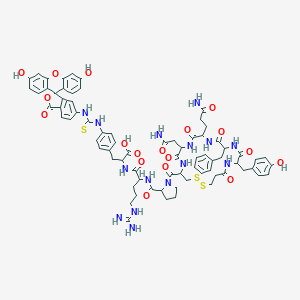 molecular formula C74H81N15O18S3 B165622 d9Phe(Flu)avt CAS No. 126660-40-0