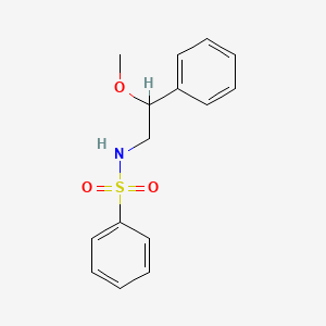 N-(2-methoxy-2-phenylethyl)benzenesulfonamide