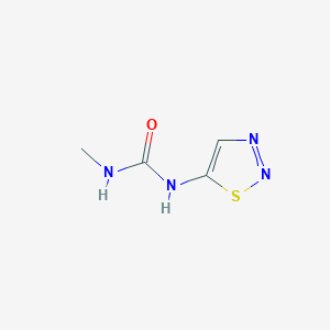 molecular formula C4H6N4OS B1656232 N-Methyl-N'-1,2,3-thiadiazol-5-ylurea CAS No. 51707-62-1