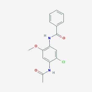 N-(4-acetamido-5-chloro-2-methoxyphenyl)benzamide
