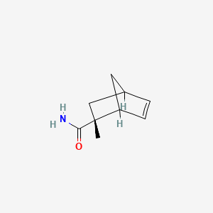 molecular formula C9H13NO B1656242 (2r)-2-Methylbicyclo[2.2.1]hept-5-ene-2-carboxamide CAS No. 51757-84-7