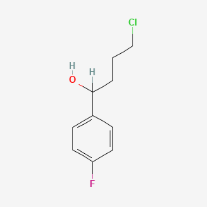 molecular formula C10H12ClFO B1656246 4-Chloro-1-(4-fluorophenyl)butan-1-ol CAS No. 51787-87-2