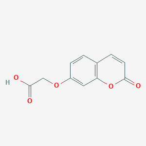 molecular formula C11H8O5 B165625 [(2-oxo-2H-chromen-7-yl)oxy]acetic acid CAS No. 126424-85-9