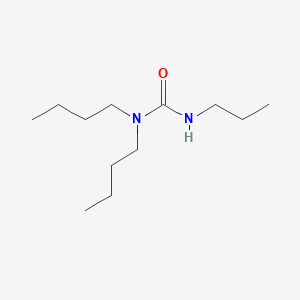 molecular formula C12H26N2O B1656292 1,1-Dibutyl-3-propylurea CAS No. 52072-96-5