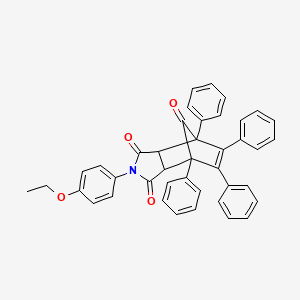 4-(4-Ethoxyphenyl)-1,7,8,9-tetraphenyl-4-azatricyclo[5.2.1.02,6]dec-8-ene-3,5,10-trione