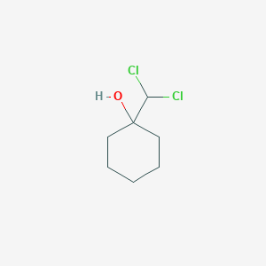 molecular formula C7H12Cl2O B1656319 1-(Dichloromethyl)cyclohexan-1-ol CAS No. 52183-64-9