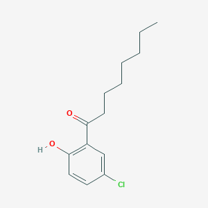 molecular formula C14H19ClO2 B1656322 1-(5-Chloro-2-hydroxyphenyl)octan-1-one CAS No. 52196-48-2