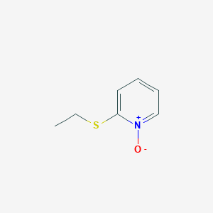molecular formula C7H9NOS B1656323 Pyridine, 2-(ethylthio)-, 1-oxide CAS No. 52197-09-8