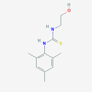 molecular formula C12H18N2OS B1656333 N-(2-hydroxyethyl)-N'-mesitylthiourea CAS No. 52266-63-4