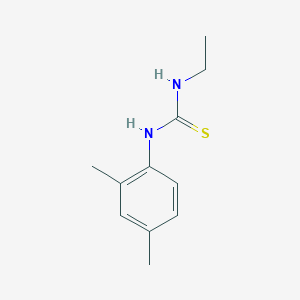 molecular formula C11H16N2S B1656335 Thiourea, N-(2,4-dimethylphenyl)-N'-ethyl- CAS No. 52266-79-2