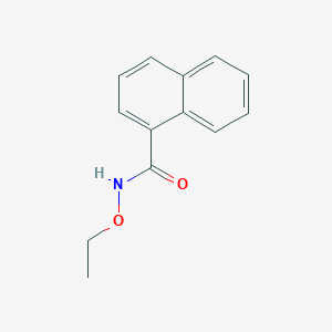 molecular formula C13H13NO2 B1656342 N-Ethoxynaphthalene-1-carboxamide CAS No. 52288-25-2