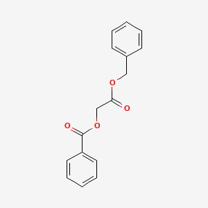 molecular formula C16H14O4 B1656345 2-(Benzyloxy)-2-oxoethyl benzoate CAS No. 52298-32-5