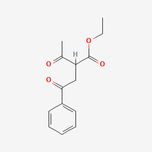 molecular formula C14H16O4 B1656352 2-acétyl-4-oxo-4-phénylbutanoate d'éthyle CAS No. 52313-46-9