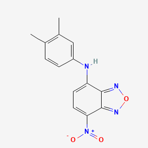 N-(3,4-dimethylphenyl)-4-nitro-2,1,3-benzoxadiazol-7-amine