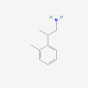 molecular formula C10H15N B1656415 2-(2-Methylphenyl)propan-1-amine CAS No. 5266-88-6