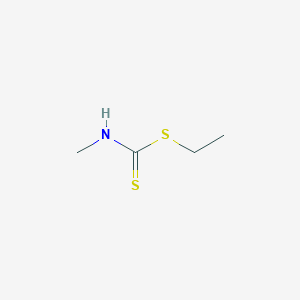 molecular formula C4H9NS2 B1656416 Ethyl methylaminodithiocarbamate CAS No. 52664-26-3