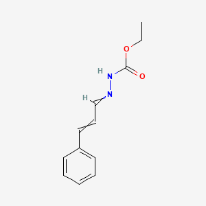 molecular formula C12H14N2O2 B1656422 ethyl N-(cinnamylideneamino)carbamate CAS No. 5272-96-8