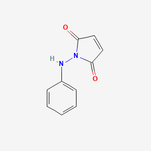 molecular formula C10H8N2O2 B1656423 1-Anilinopyrrole-2,5-dione CAS No. 52726-96-2