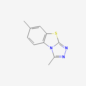 3,7-Dimethyl(1,2,4)triazolo(3,4-b)(1,3)benzothiazole