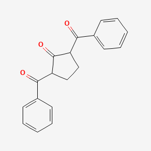 molecular formula C19H16O3 B1656468 2,5-Dibenzoylcyclopentanone CAS No. 5292-65-9