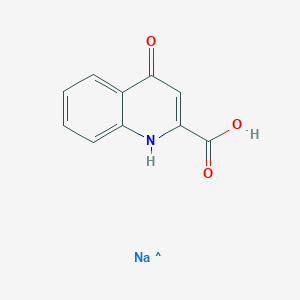 molecular formula C10H7NNaO3 B1656475 4-Hydroxyquinoline-2-carboxylicacidsodiumsalt CAS No. 52980-29-7