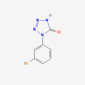 molecular formula C7H5BrN4O B1656476 1-(3-Bromophenyl)-1,2-dihydro-5H-tetrazol-5-one CAS No. 530080-48-9