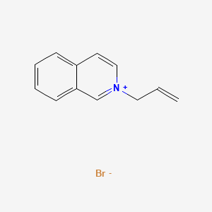 molecular formula C12H12BrN B1656497 Isoquinolinium, 2-(2-propenyl)-, bromide CAS No. 53054-77-6