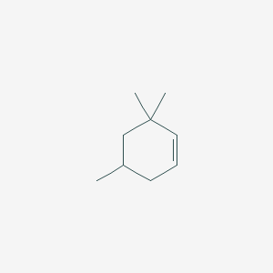 molecular formula C9H16 B165651 Cyclohexene, 3,3,5-trimethyl- CAS No. 503-45-7