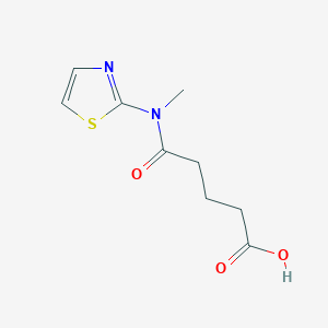 5-[Methyl(1,3-thiazol-2-yl)amino]-5-oxopentanoic acid