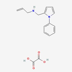 molecular formula C16H18N2O4 B1656520 Allyl-(1-phenyl-1H-pyrrol-2-ylmethyl)-amine CAS No. 5311-42-2