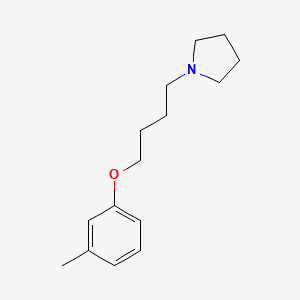 1-[4-(3-Methylphenoxy)butyl]pyrrolidine