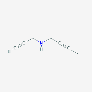 molecular formula C7H9N B1656527 (But-2-yn-1-yl)(prop-2-yn-1-yl)amine CAS No. 53146-07-9