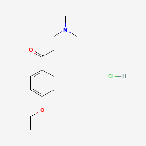 1-Propanone, 3-(dimethylamino)-1-(4-ethoxyphenyl)-, hydrochloride
