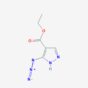 ethyl 5-azido-1H-pyrazole-4-carboxylate