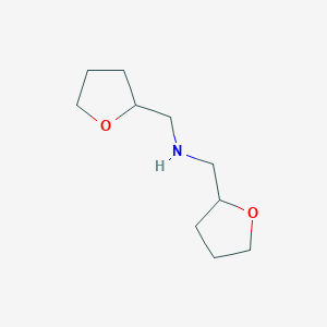 molecular formula C10H19NO2 B1656593 Di(2-Tetrahydrofurylmethyl)amine CAS No. 5343-16-8