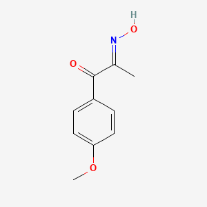 molecular formula C10H11NO3 B1656598 (2E)-2-(hydroxyimino)-1-(4-methoxyphenyl)propan-1-one CAS No. 5344-83-2