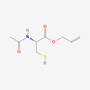 molecular formula C8H13NO3S B016566 N-乙酰-L-半胱氨酸烯丙酯 CAS No. 145452-04-6