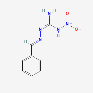 molecular formula C8H9N5O2 B1656611 1-(Benzylideneamino)-3-nitroguanidine CAS No. 5347-90-0