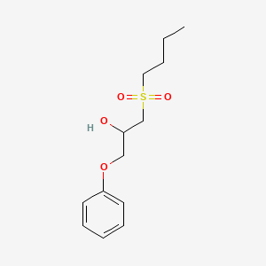 molecular formula C13H20O4S B1656622 1-Butylsulfonyl-3-phenoxypropan-2-ol CAS No. 5350-72-1