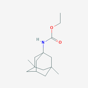 molecular formula C15H25NO2 B1656628 ethyl N-(3,5-dimethyl-1-adamantyl)carbamate CAS No. 5353-11-7