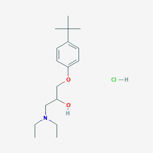 1-(4-Tert-butylphenoxy)-3-(diethylamino)propan-2-ol hydrochloride