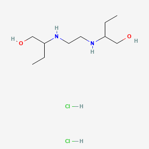 molecular formula C10H26Cl2N2O2 B1656683 2,2'-(Ethylenediimino)dibutanol dihydrochloride CAS No. 53704-10-2