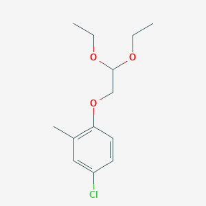 molecular formula C13H19ClO3 B1656762 4-Chloro-1-(2,2-diethoxyethoxy)-2-methylbenzene CAS No. 54074-11-2