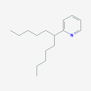 molecular formula C16H27N B1656770 2-(Undecan-6-yl)pyridine CAS No. 5412-17-9