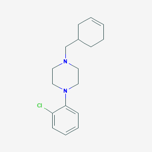 1-(2-Chlorophenyl)-4-(cyclohex-3-en-1-ylmethyl)piperazine