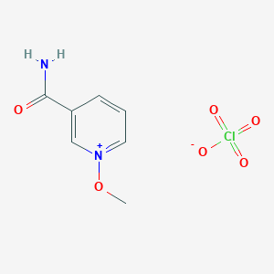3-Carbamoyl-1-methoxypyridin-1-ium perchlorate