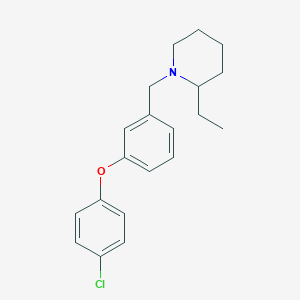 1-[[3-(4-Chlorophenoxy)phenyl]methyl]-2-ethylpiperidine