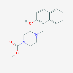 Ethyl 4-[(2-hydroxynaphthalen-1-yl)methyl]piperazine-1-carboxylate