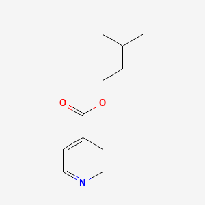 molecular formula C11H15NO2 B1656808 3-Methylbutyl pyridine-4-carboxylate CAS No. 54300-23-1
